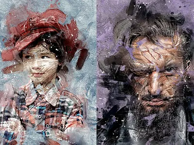 Abstract Paint Photo Effect - Photoshop Action action art design digital effect effects illustration logo manipulation photo action photo effect photo effects photomanipulation photoshop photoshop action photoshop actions photoshop effect photoshop effects professional realistic