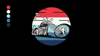 Rider Bike Illustration t-shirt design bike creative design illustration motor cycle rider tshirt design