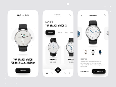 eCommerce Watch Store - Mobile App best dribbble shot devignedge ecommerce mhmanik02 online shopping online store shop shopper store top designer top ui watch watch shop watch store