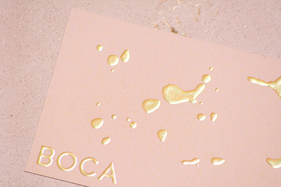 BOCA - Photography branding desert restaurant stationery