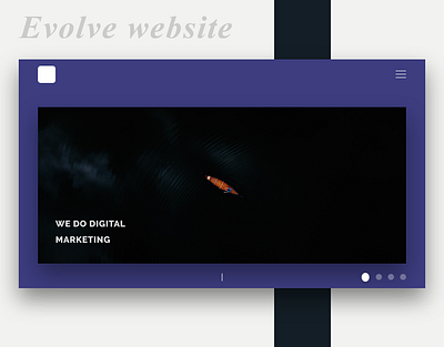 EVOLVE WEBSITE DESIGN creative design landingpagedesign uiuxdesign webdesign