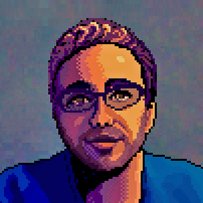 Self-portrait I avatar illustration pixel pixelart profile picture selfportrait