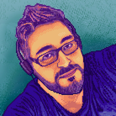 Self-portrait II avatar illustration pixel pixelart profile picture selfportrait