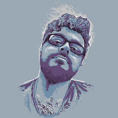 Self-portrait III avatar illustration pixel pixelart pixelarts profile picture selfportrait