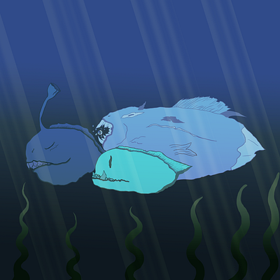 Emotions 2d deep sea emotions illustration sea