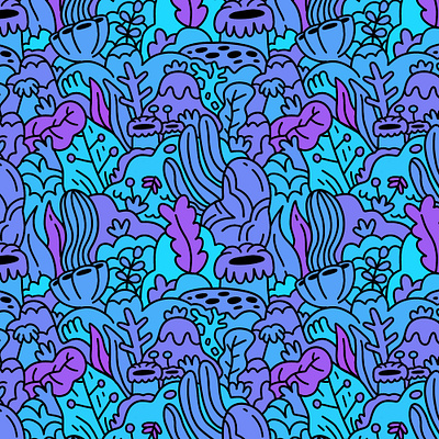 Pattern Coral Sea 2d artwork character characterdesign coral illustration pattern photoshop sea