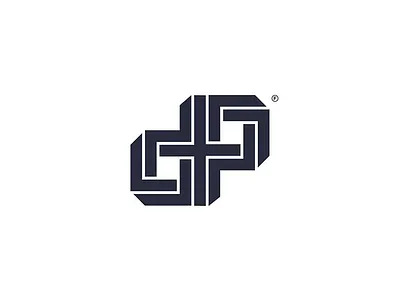 Dizzy Pixel Logo branding design geometric illustration logo logodesign minimal monogram monoline