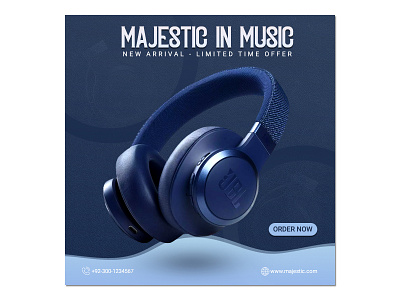 Social Media Design design e commerce products headphones music product sound