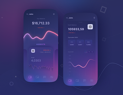 Cryptocurrency Wallet App crypto cryptocurrency design ios mobile app design mobile design mobile ui ui ui design wallet