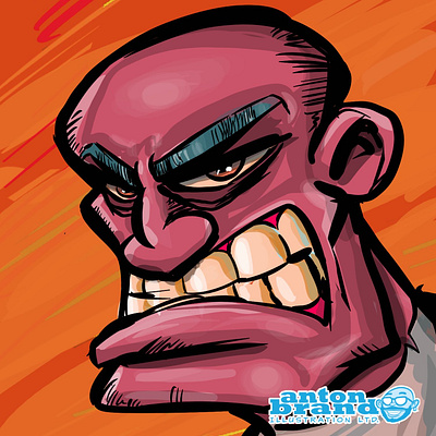 Evil and mad adobeillustrator cartoon character design illustration illustrator vector