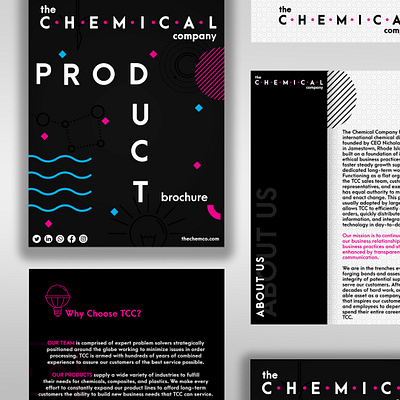 Brochure Design branding brochure brochure design chemical company graphic design illustrations illustrator indesign