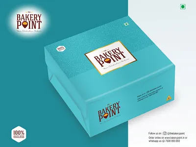 Bakery Point - Cake Box Design branding brandingagency creative design food illustration packaging vector