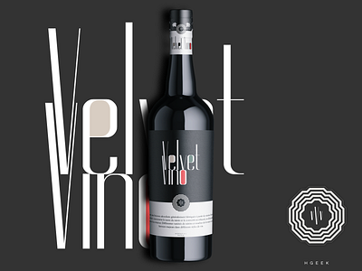 Velvet Vino 2 abstract design abstract logo abstractmark branding design logo logo design typography vector