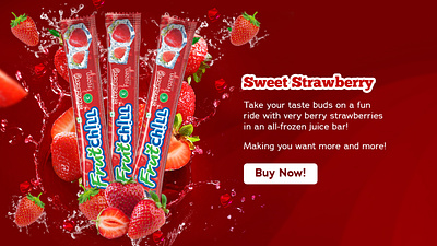 Fruit chill Website Banner graphic design