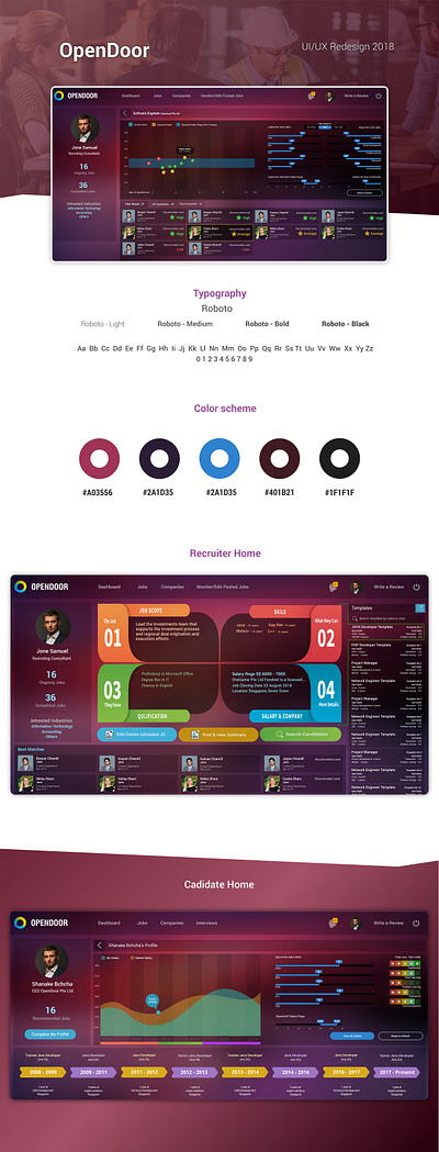 Candidate app ui ux