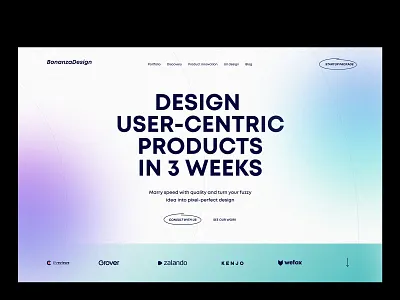 Creative agency website branding creative design trendy typography ui ux web website