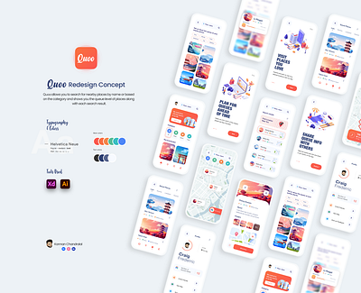 Mobile App Redesign adobe adobe xd adobexd android android app design mobile app mobile ui navigation app quarantine ui ui design user interface xd