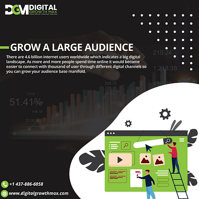 grow a large audience digital marketing email marketing facebook marketing ppc social media
