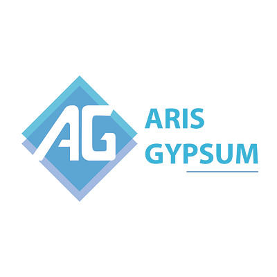 ARIS GYPSUM LOGO TYPE 3 art branding design graphic design illustration logo typography vector