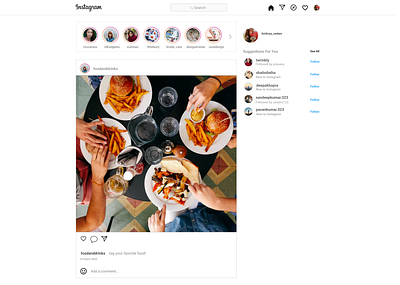 Instagram Redesign