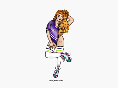 R'N'R Roller design flashtattoo graphicdesign illustration oldschool patines patinescuatroruedas procreate roller