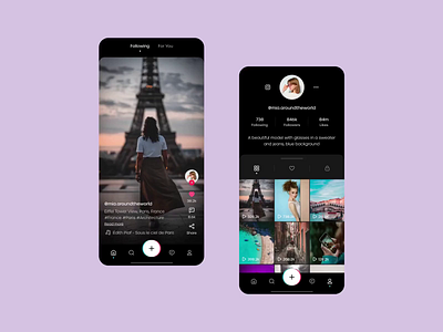 Tiktok Redesign Timelapse app app design app ui branding design illustration inspiration logo tiktok tiktok design tiktok redesign ui ui design ux ux design