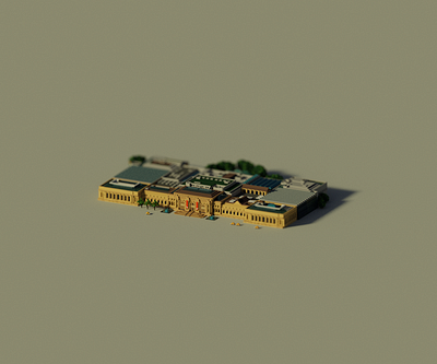 Public Building | The Metropolitan Museum of Art 3d architecture building museum space voxel