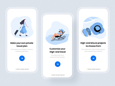 Hawkeye app guide pages app branding colorful design illustration logo typography ui ux 视觉艺术