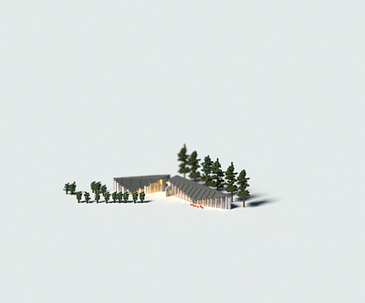 Public Building | 21_21 Design Sight 3d architecture building design museum space voxel