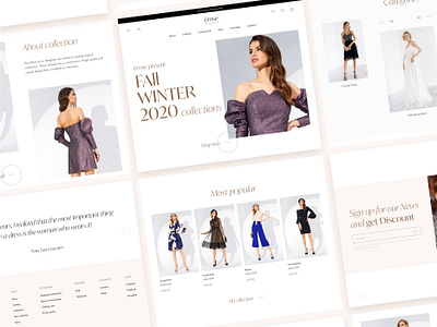 The Designer clothes web site product page design branding design figma ui ux website