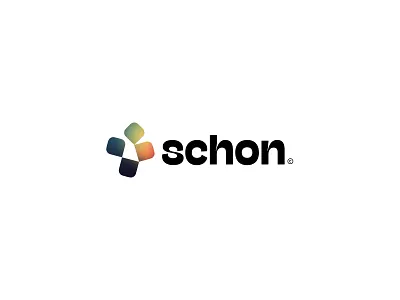Schon Logo fix with Christos Gradient. gradient graphic design identity logo
