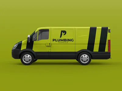 Plumbing Service Van Design 3d mockup brand identity branding business logo cleaning logo creative logo home clean illustration logo design logo designer logotype modern logo motion graphics plumber plumbing service presentation design stationery design typography van design