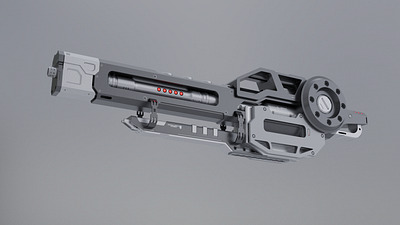 MACHINE GUN 3d design modeling