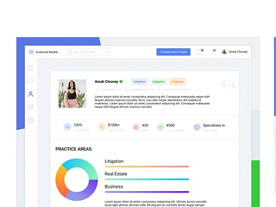 User Profile UI Design. app branding design icon illustration logo typography ui ux vector