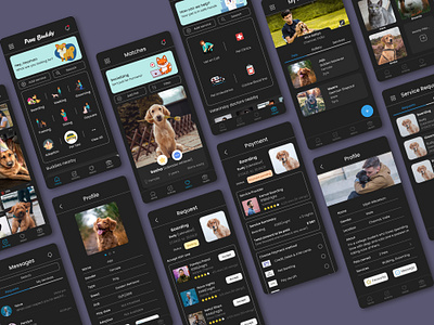 Paw Buddy - Pet care App app design app for pet cats design dogs figma figmadesign interaction design pet app pet care pets productdesign ui ui design user experience user interface ux case study uxui