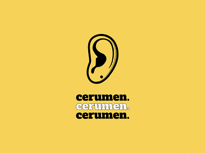 Cerumen - Logo branding ears icon logo minimalist oreilles podcast