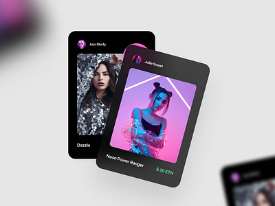 Nftinder - logo and idea concept. brand brand identity branding logo logotype nft tinder