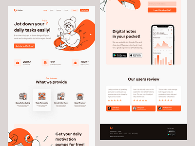 Listing UI Website Design app design illustration learnui learnux ui userexperience userinterface ux uxwebsite website websiteui