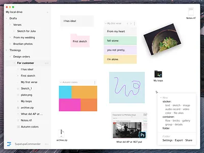 SupatupaCommander concept