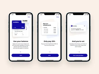 Workflow screens carousel design exploration flow ui design