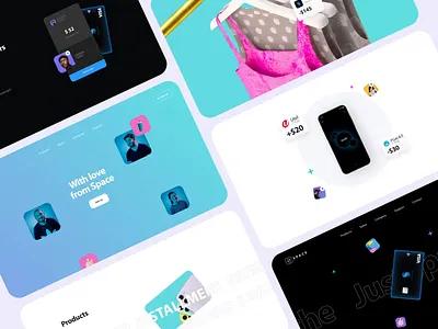 Space website (UI map) bank card corporate design cuberto digital icons interaction landing page motion design payment space ui ux web web interface website