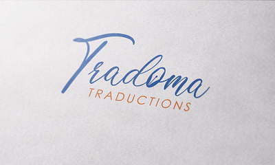 logo pour une entreprise de traduction design logo vector