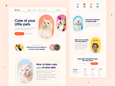 Web Landing Page design desktop design illustration landing page logo orix pet petcare petweb sajon web web design webdesign website website design