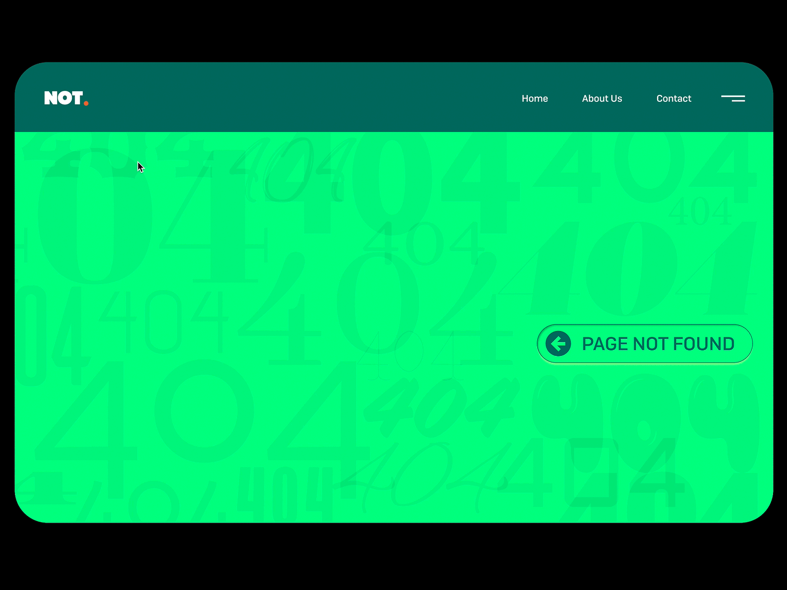 404 404 dailyui dailyuichallenge design error figma motion graphics ui ux web