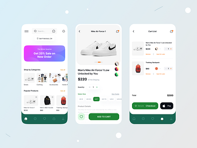 Ecommerce App Design branding clean design ecomrce esite graphic design lightdesign mobile trand tranding ui ux