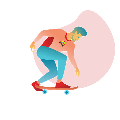 Skateboard design illustration illustration art illustrator ui vector