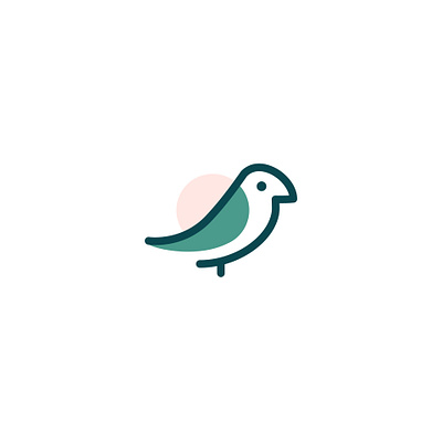 Blue Bird Logo Mark - Rebound bird branding daily design flat illustration logo logomark mark marketing social social media vector web