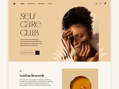 #SelfCareClub boutique care luxury selfcare ui web