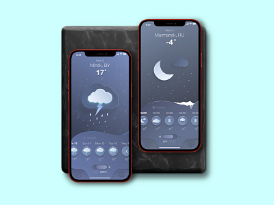 Weather app app graphic design illustration vector