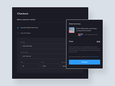 Payment UI ui ux